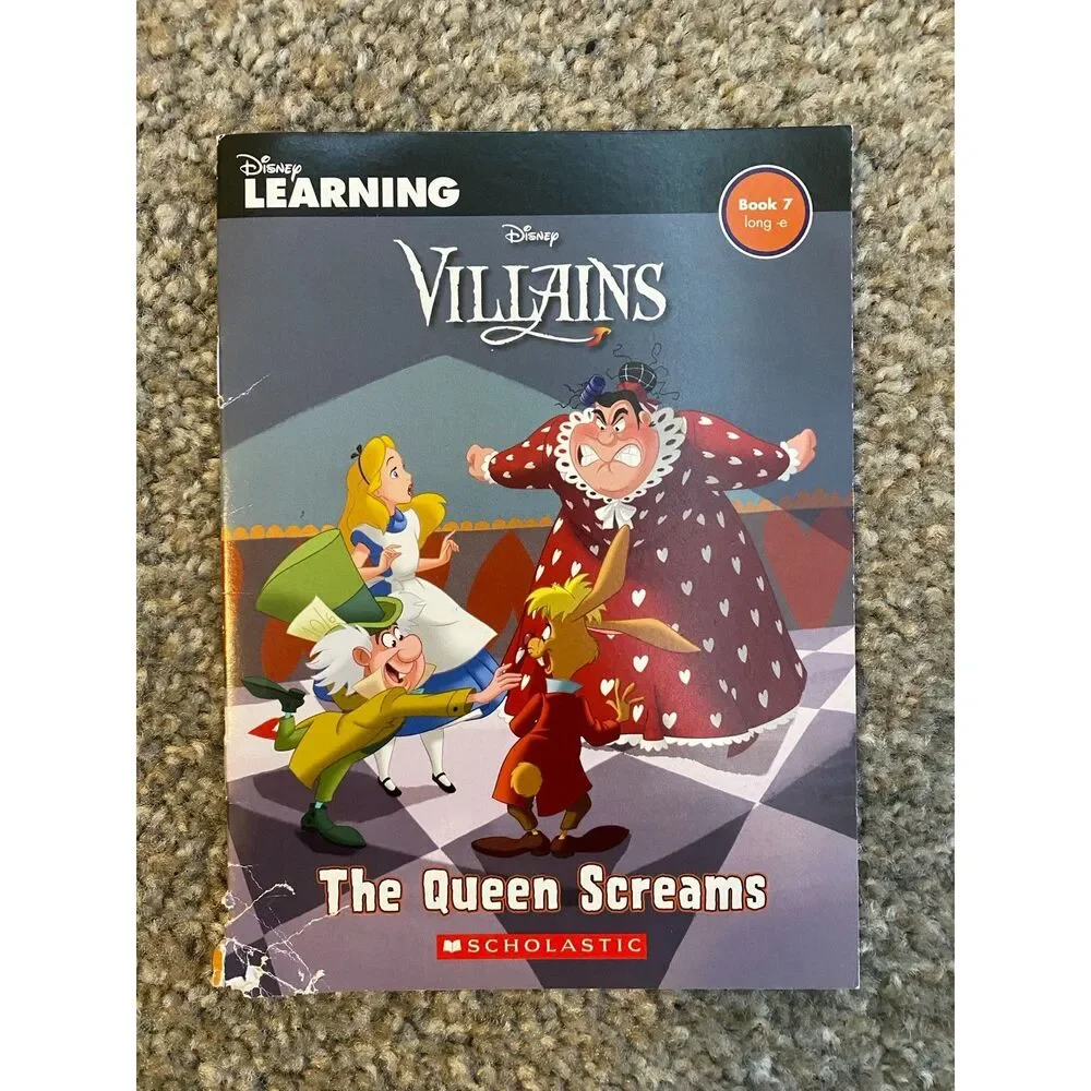 Disney Learning Paperback Books 1-12 Vowels Kindergarten Kids Reading